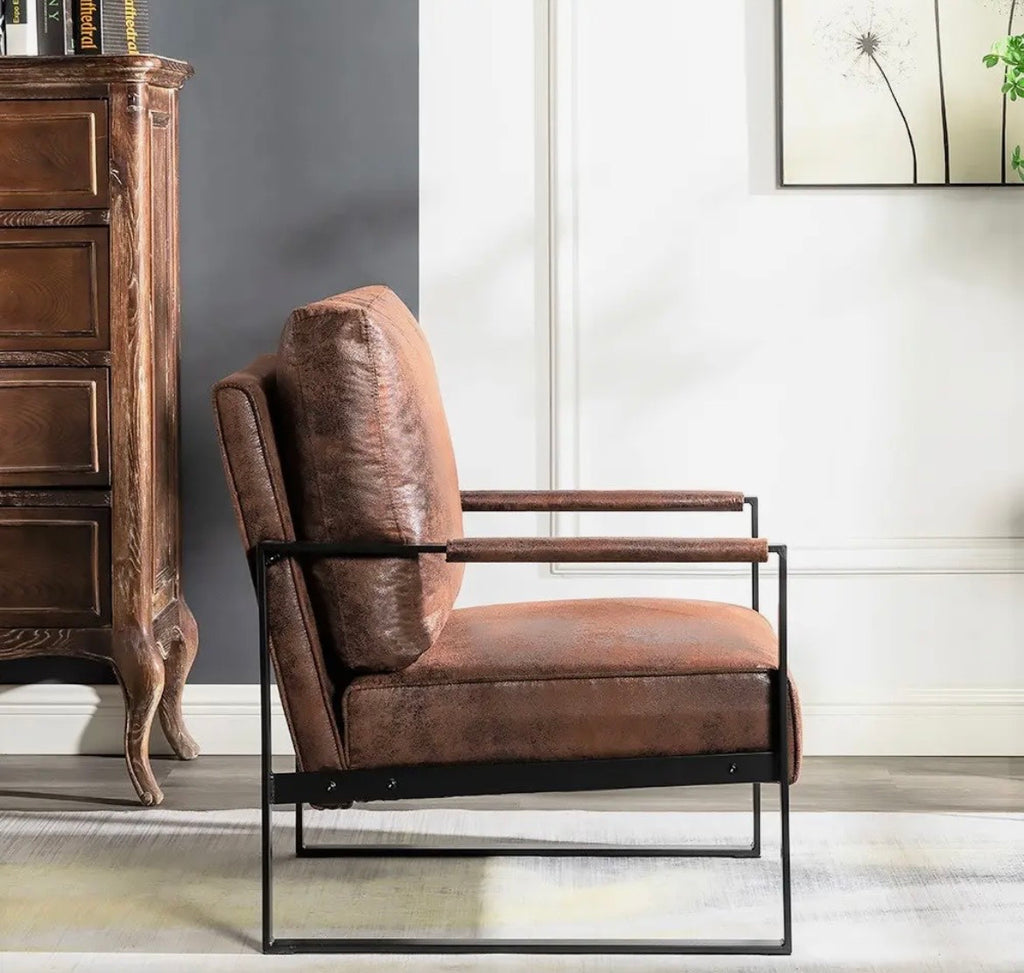 Classic Mid Century Modern Accent Armchair