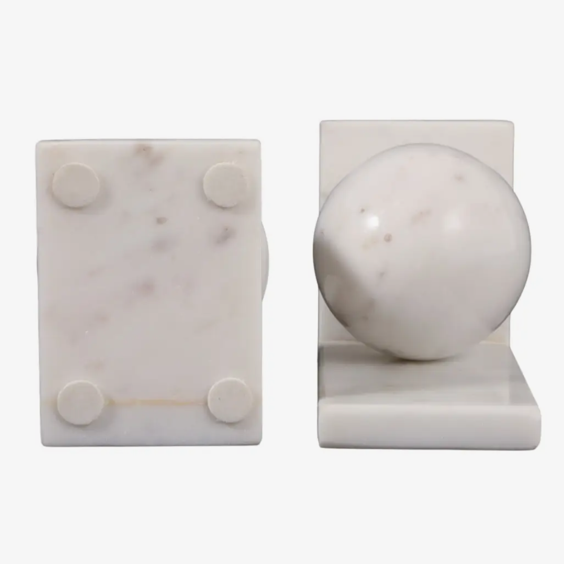 Bookends Set of 2 - White Marble
Modern Orb, 6 in.