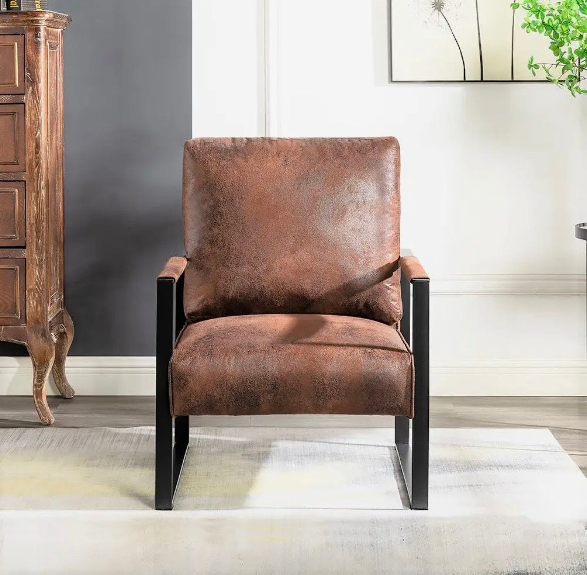 Classic Mid Century Modern Accent Armchair